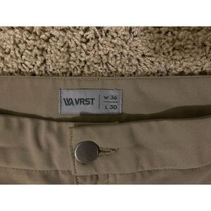 VRST Golf Pants Mens 36x30 Beige Khaki Pockets Stretch Business Casual 5 Pocket